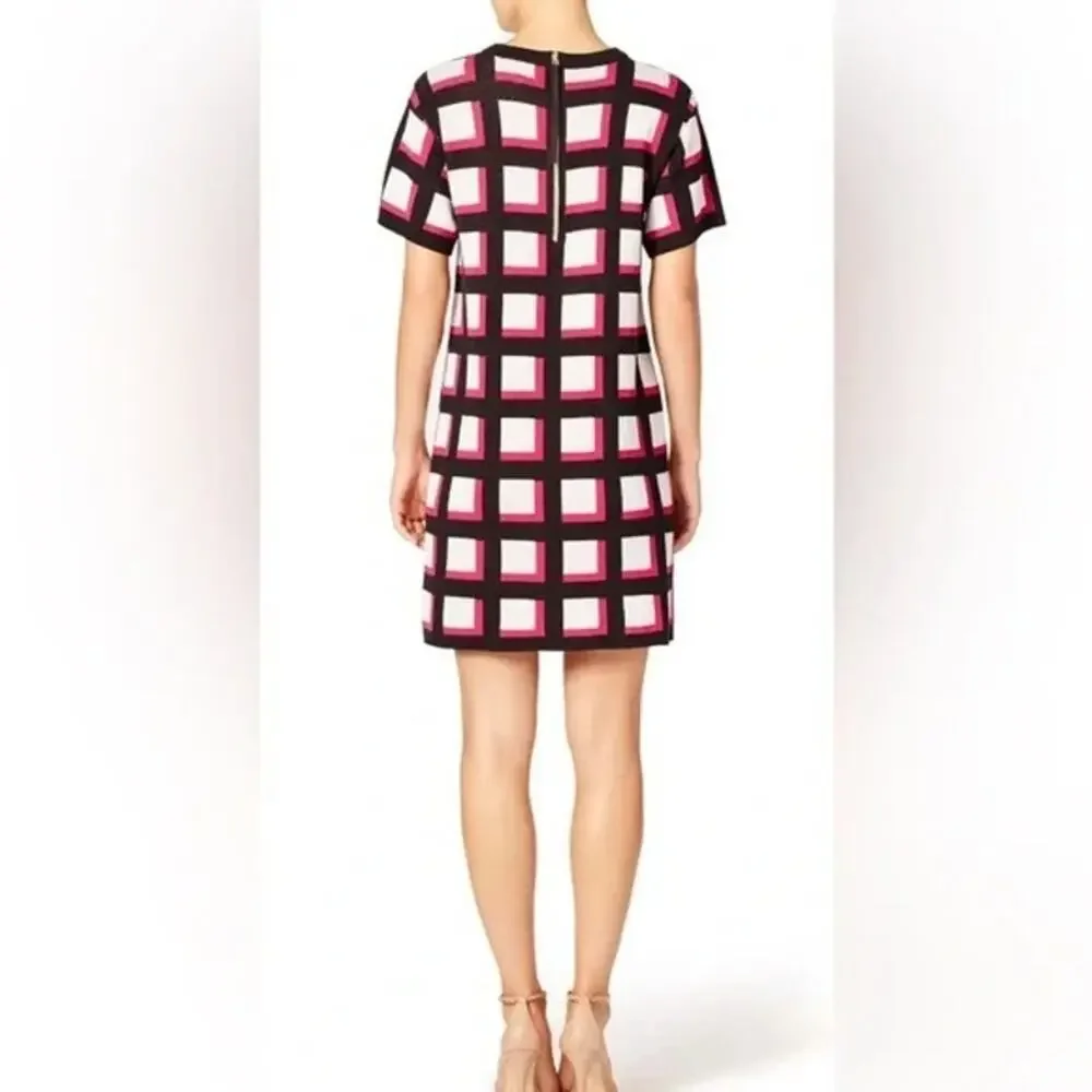 Kate Spade Window Pane Check Sweater Dress